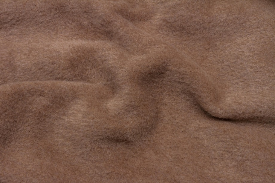Koc z bawełną jasny brąz 150x200 cm - 4