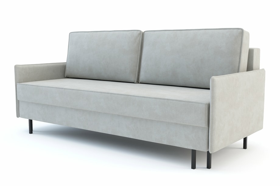 Sofa rozkładana jasnobeżowa NELLY - 3