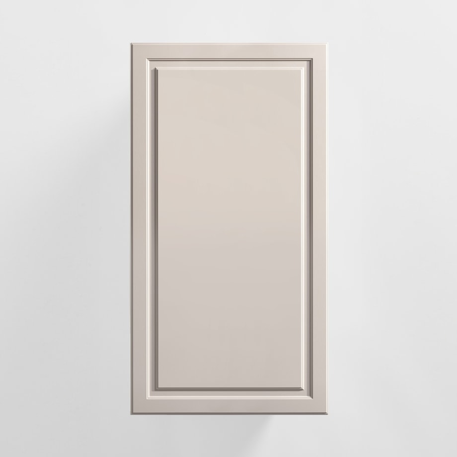 Front wykonany z płyty MDF - o grubości 1,8 cm, wykończony folią PVC.