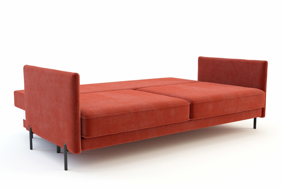 Sofa rozkładana na wysokich nóżkach ADELE - 8