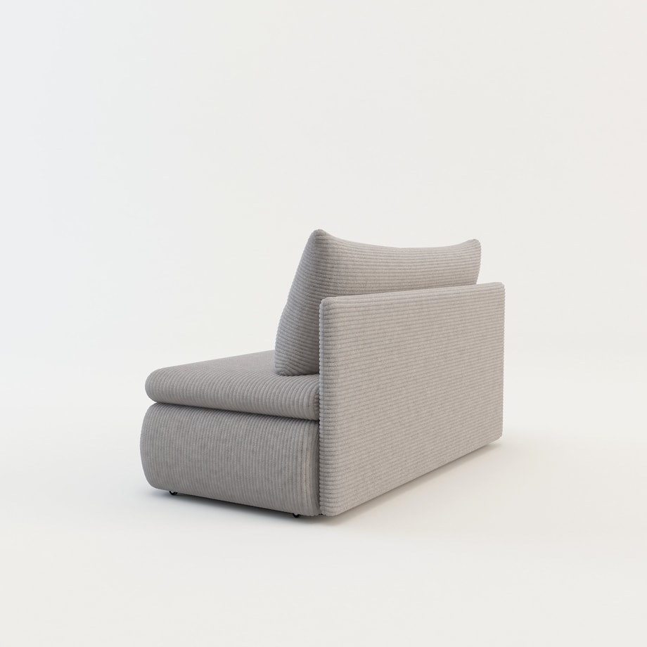 Sofa rozkładana 2-osobowa szara ELIAS II - 4