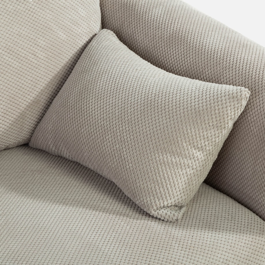 Sofa rozkładana beżowa DALLAS - 6