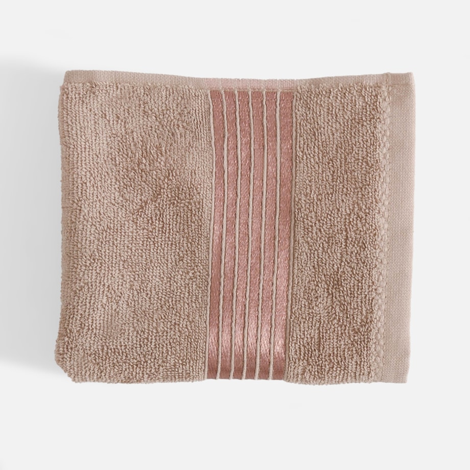 Ręcznik frotte brązowy LUKSOR 30x50cm - 1