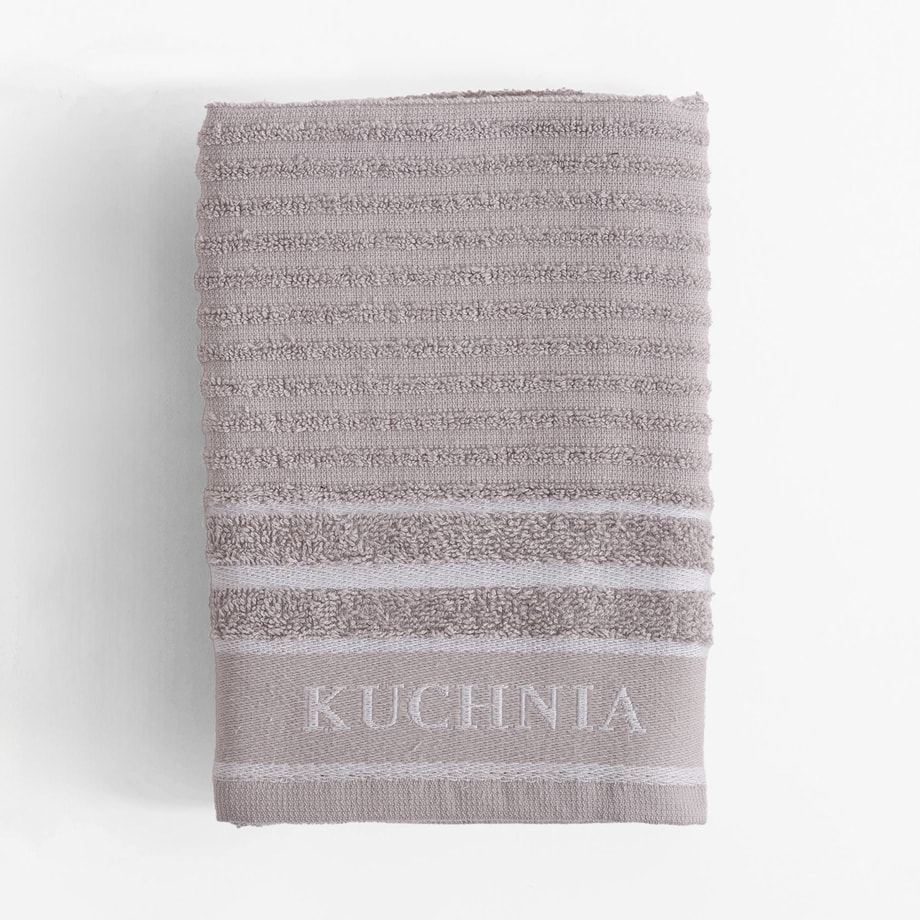 Ręcznik kuchenny szary SOFT 40x60 cm - 1