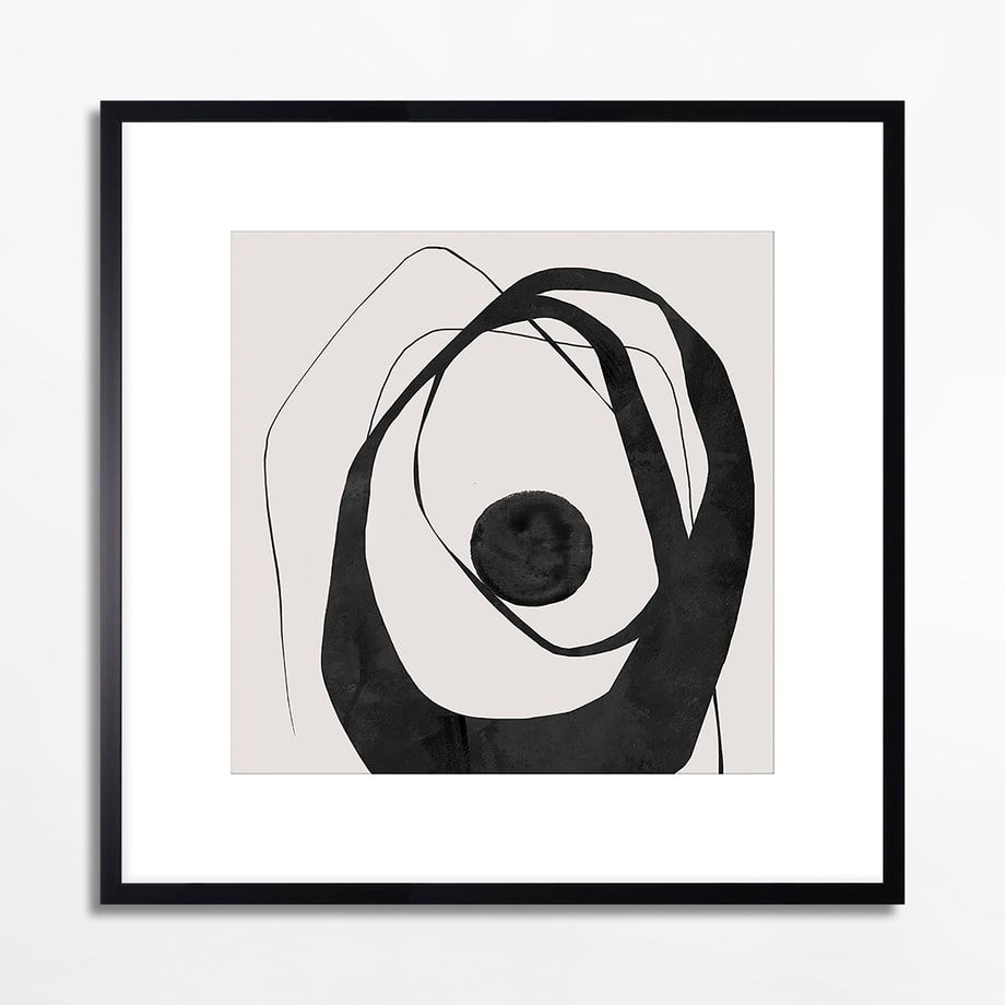 Obraz abstrakcyjny CHAOTIC CIRCLE II 50x50 cm - 1