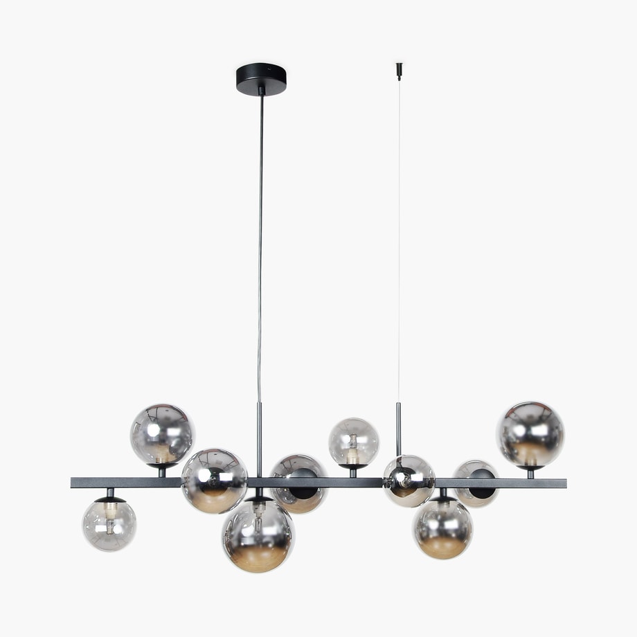 Lampa wisząca kule 10 czarna RUMBA - 1