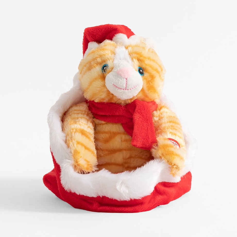 Maskotka świąteczna grająca 20 cm, MIX - 1