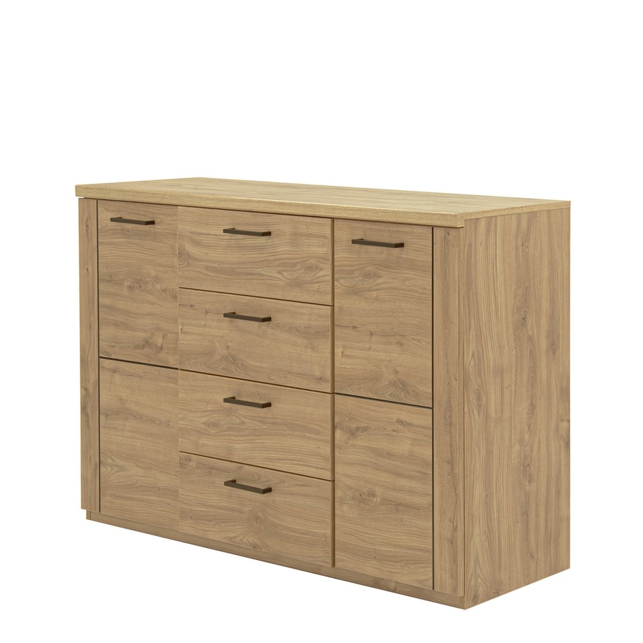 Komoda z szufladami i półkami DOORSET - 1