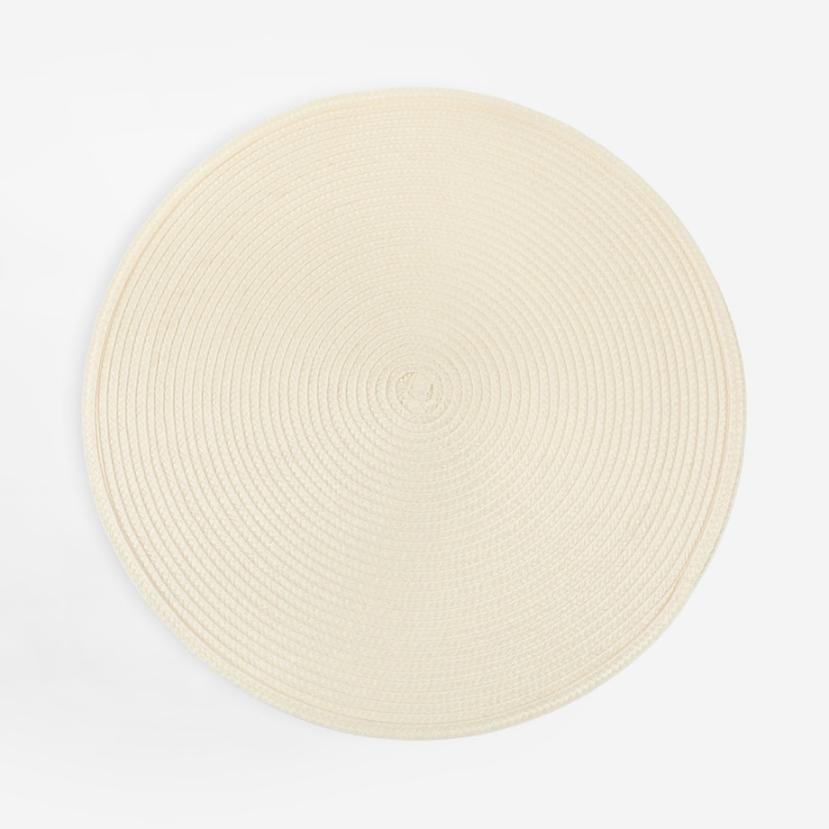 Komplet 2 podkładek jasnokremowe 38 cm - 1