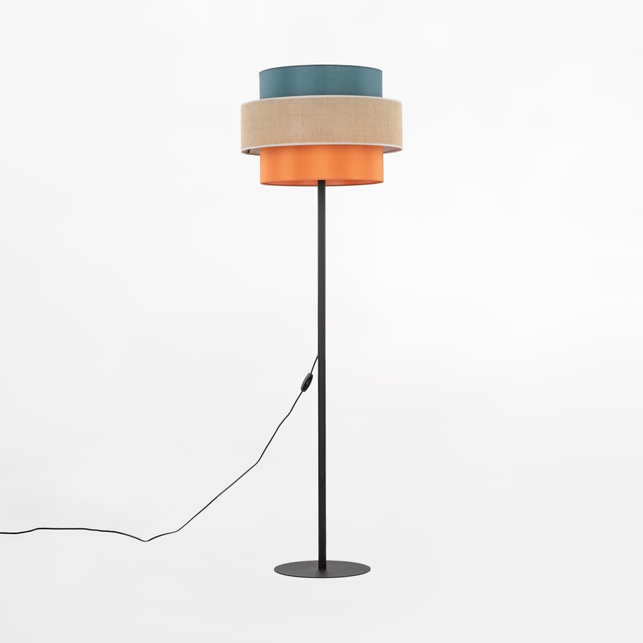 Lampa podłogowa abażur TRIO JUTA - 1