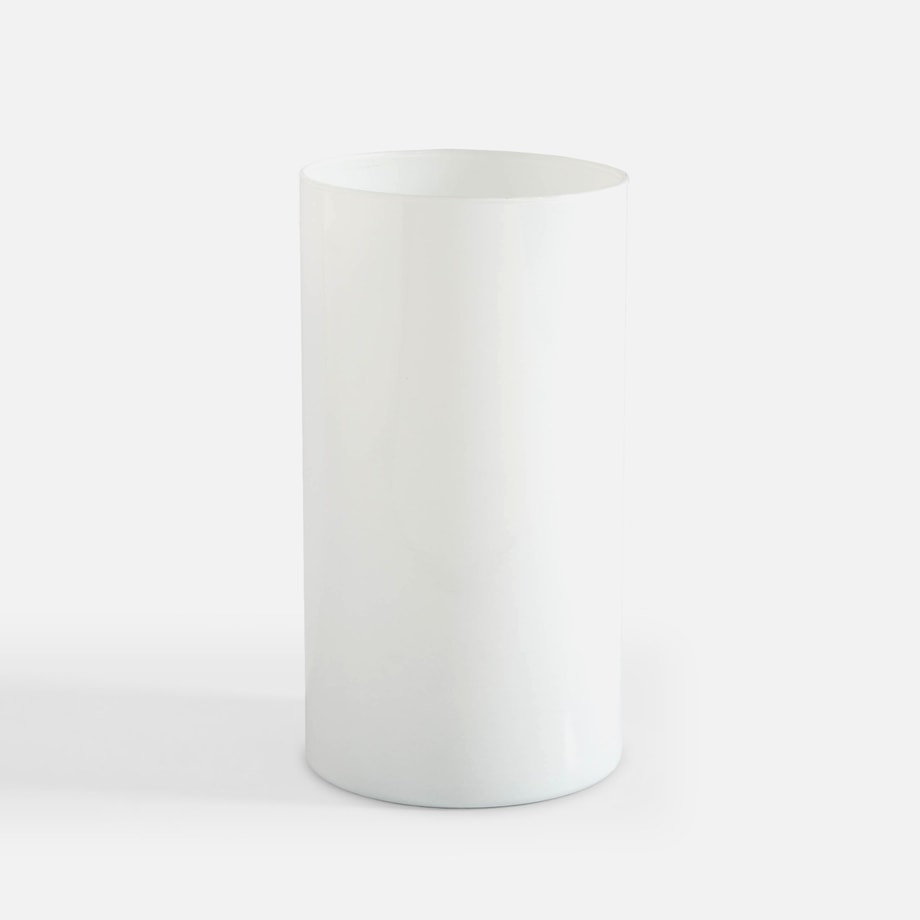 Wazon szklany biały LUCA 29 cm - 1