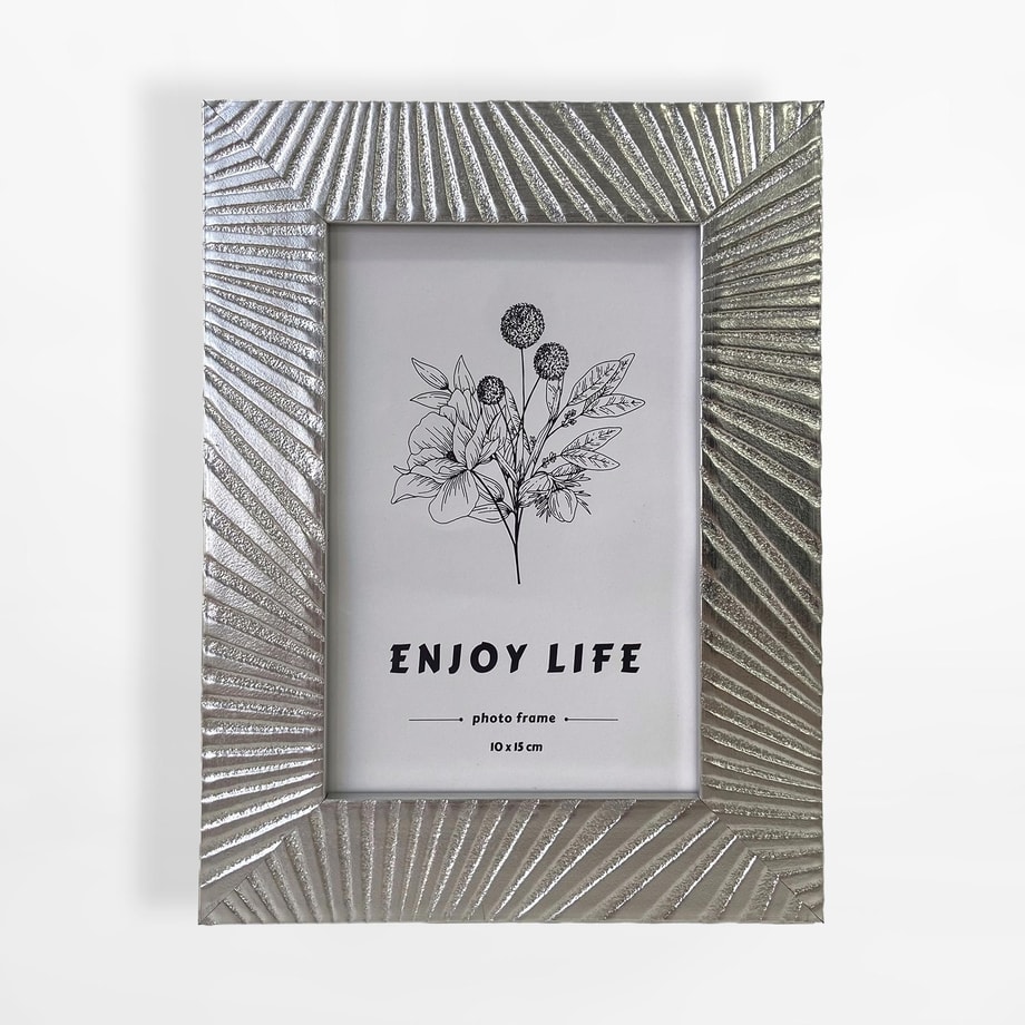Ramka glamour na zdjęcie 10x15 srebrna - 1