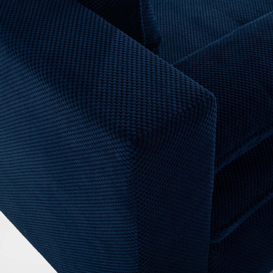 Sofa welurowa granatowa VERDE - 8