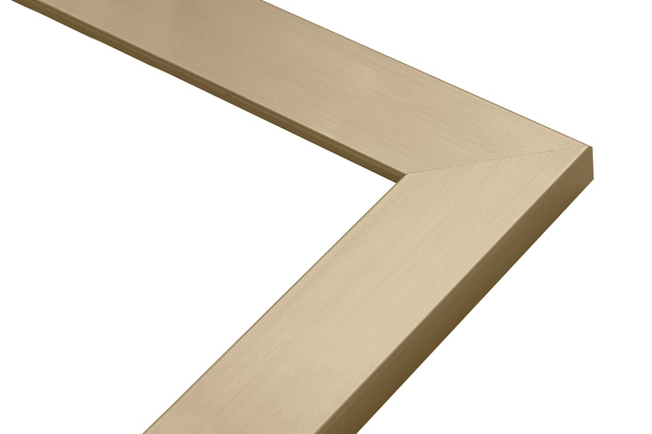Lustro 32x152 cm stojące w złotej ramie SLIM - 4