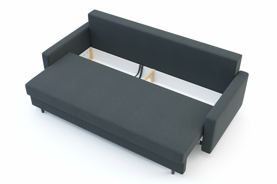 Sofa rozkładana ciemnoszara KELLY - 4