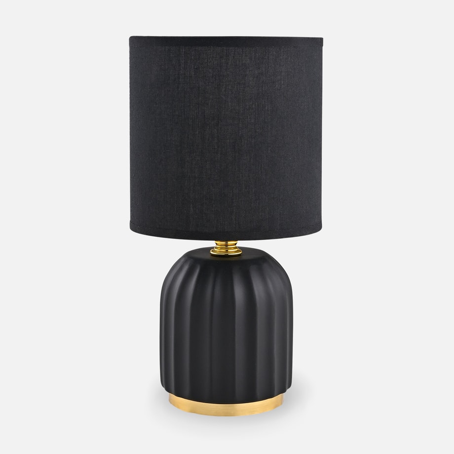 Lampa stołowa nocna czarna 26,5 cm - 1