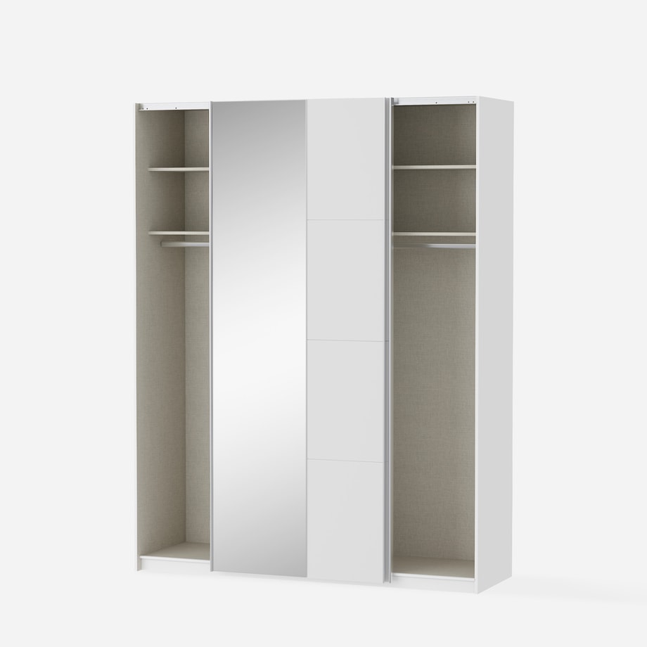 Szafa przesuwna z lustrem FITIO mat 180 cm - 2