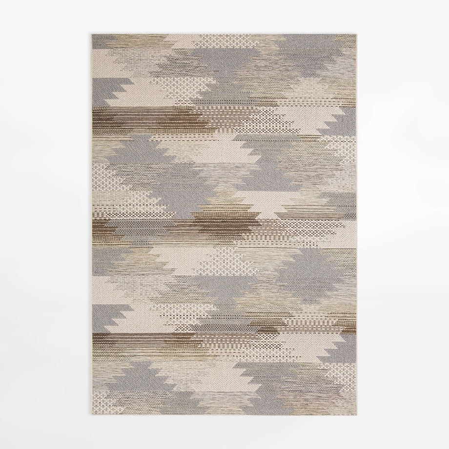 Dywan geometryczny KEMET ROMBY, szary, 120x170 cm - 1