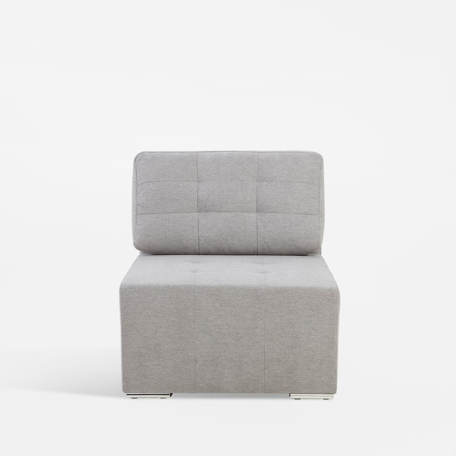 Sofa jednoosobowa rozkładana szara KIMI - 1