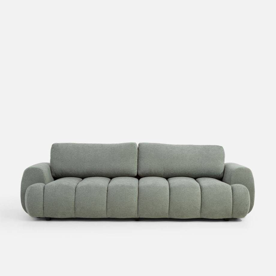 Sofa 3-osobowa rozkładana szałwiowa PASSO - 1