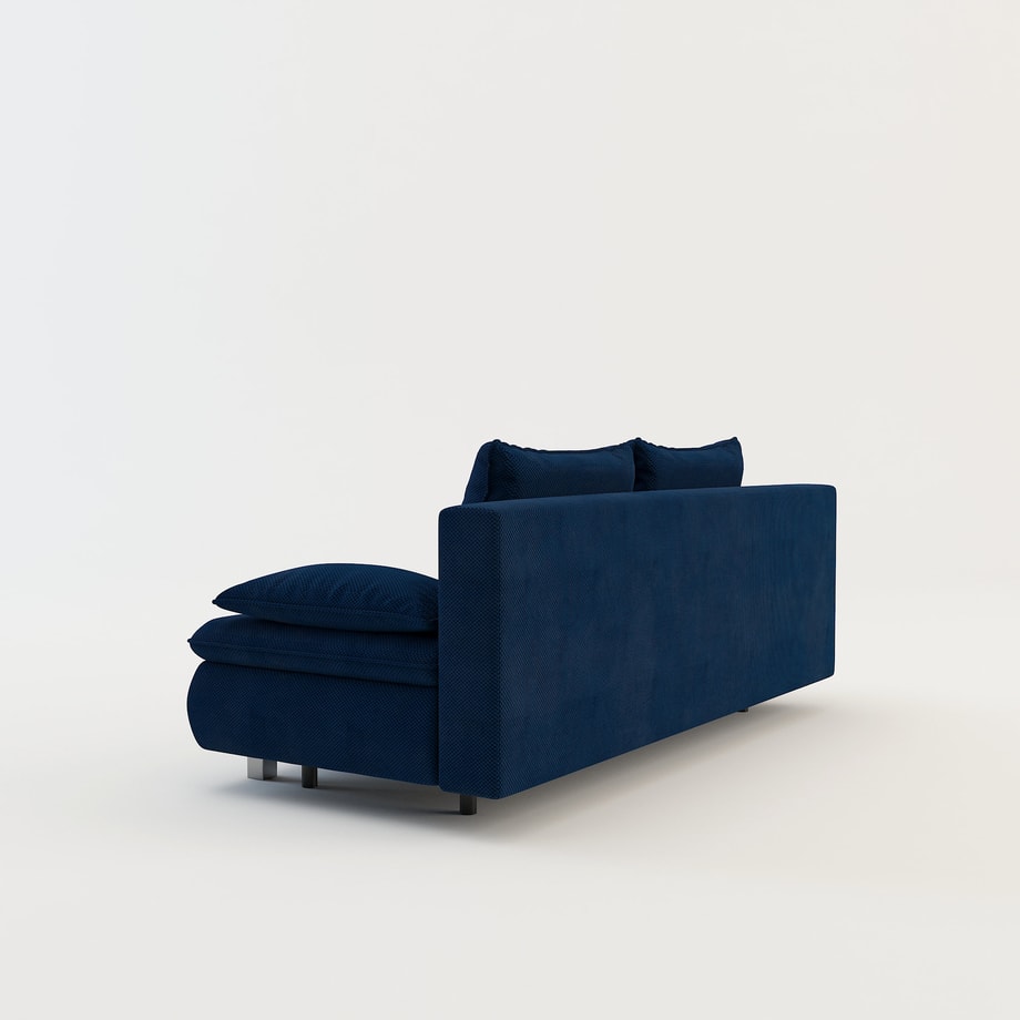 Sofa welurowa granatowa VERDE - 6
