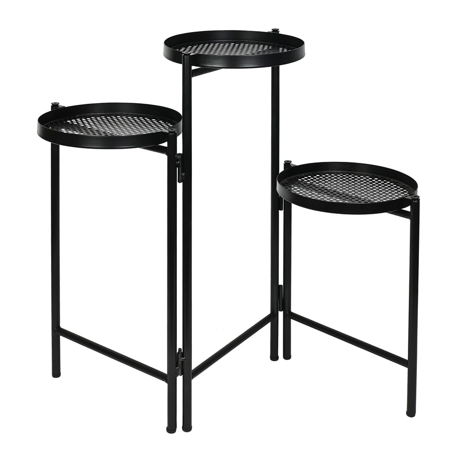 Stojak kwietnik czarny 50 cm - 1