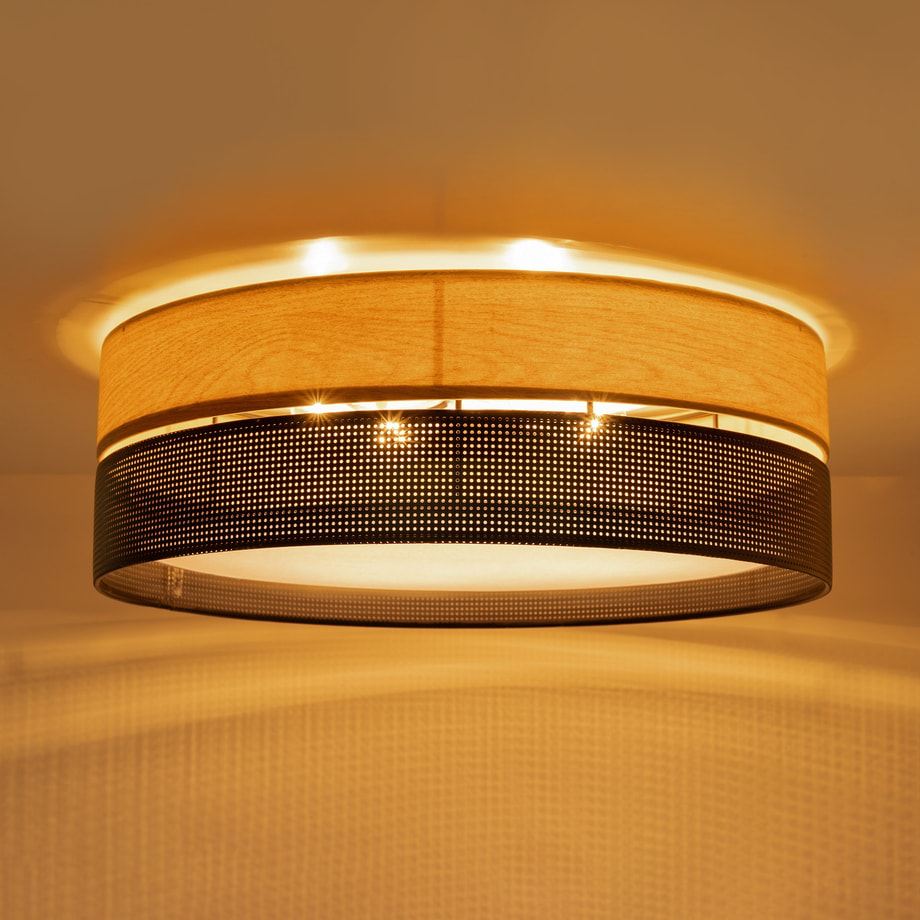 Lampa sufitowa boho z abażurem NICOL - 5