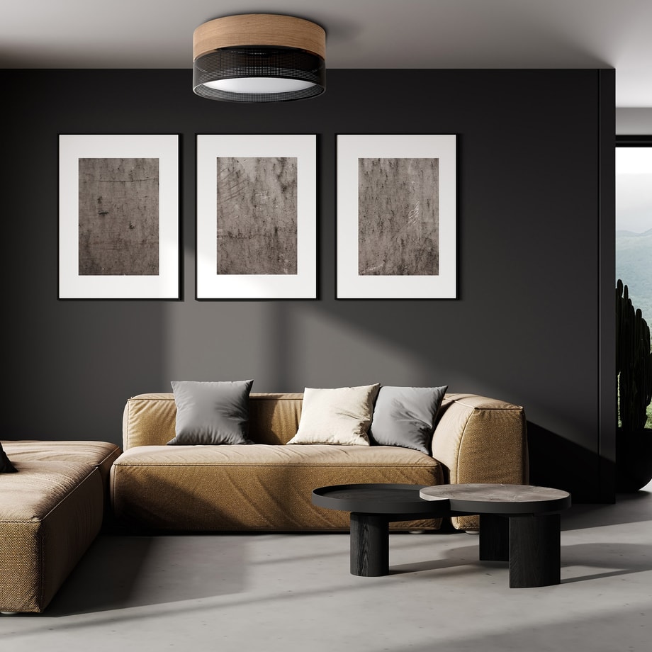 Lampa sufitowa boho z abażurem NICOL - 7