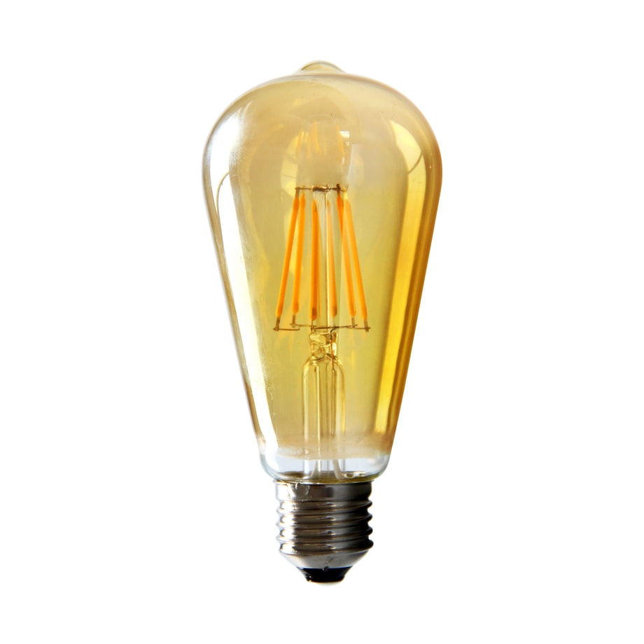 Żarówka ozdobna retro LED E27 4W barwa ciepła ORO-E27-ST64-FL-AMBER-4W - 1