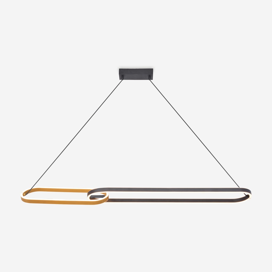 Lampa wisząca LED czarno-złota RAVON - 1