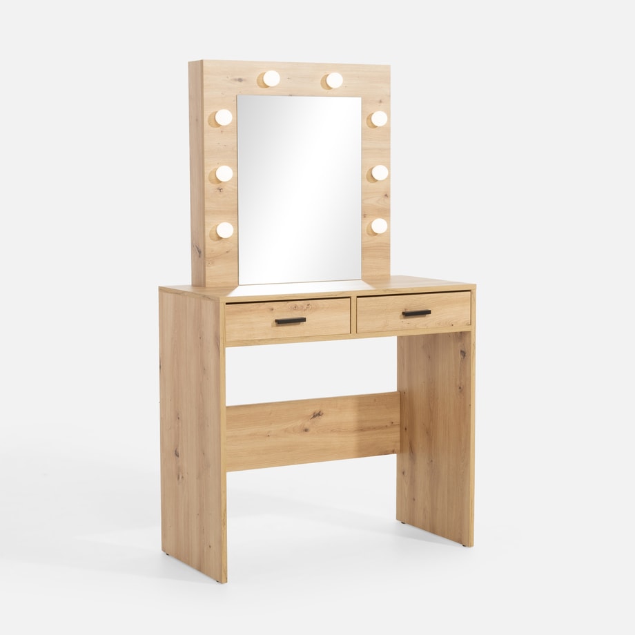 Toaletka z oświetleniem EMMA dąb artisan - 11