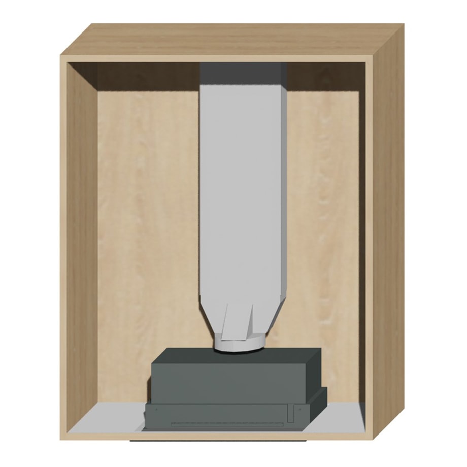 Korpus QUBIK 80x98,5 dębowy z okapem ERA C IX/A/52 - 1