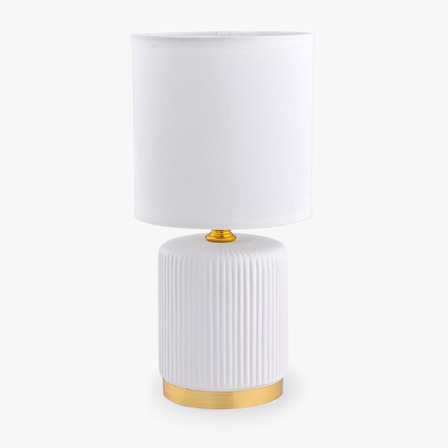 Lampa stołowa nocna biała 27,5 cm - 1