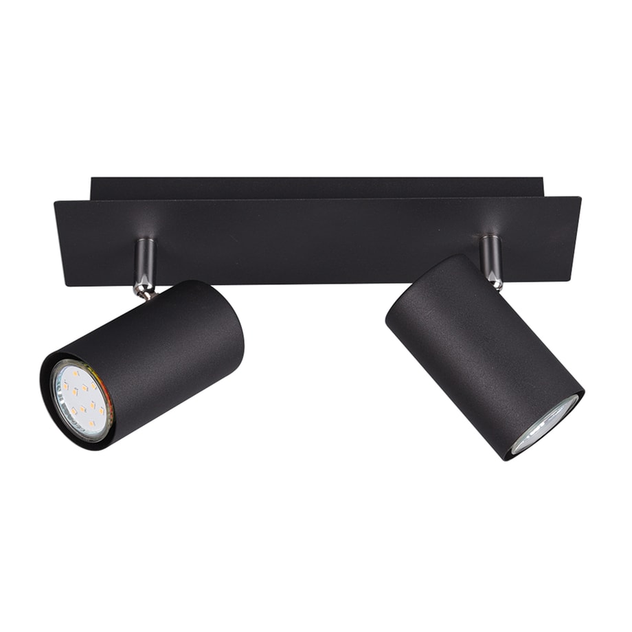 Lampa sufitowa listwa 2 reflektory czarna MARLEY - 1