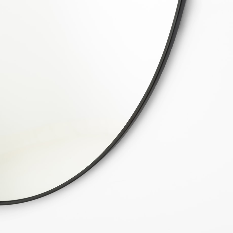 Lustro okrągłe czarne 61 cm - zdjęcie 2