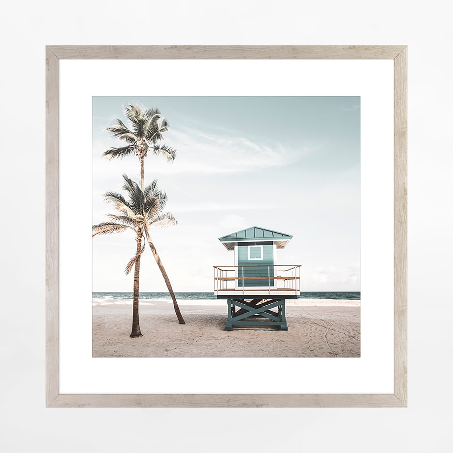 Obraz na ścianę LIFEGUARD TOWER CALIFORNIA 50x50 cm - 1