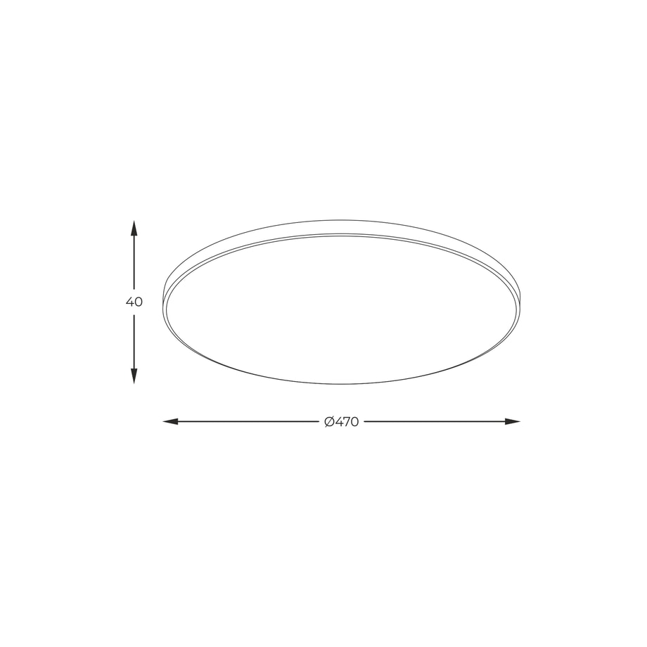 Plafon LED VERI złoty 47 cm - 4