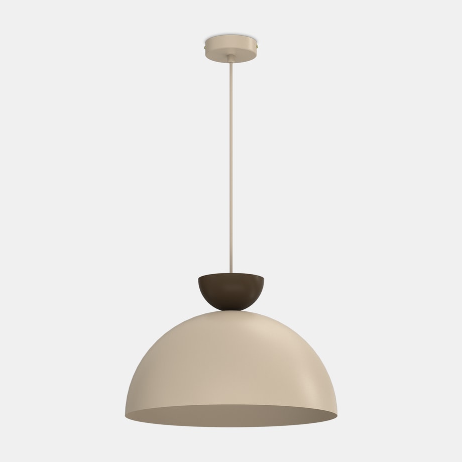 Lampa wisząca beżowa NEVIS I - zdjęcie 1