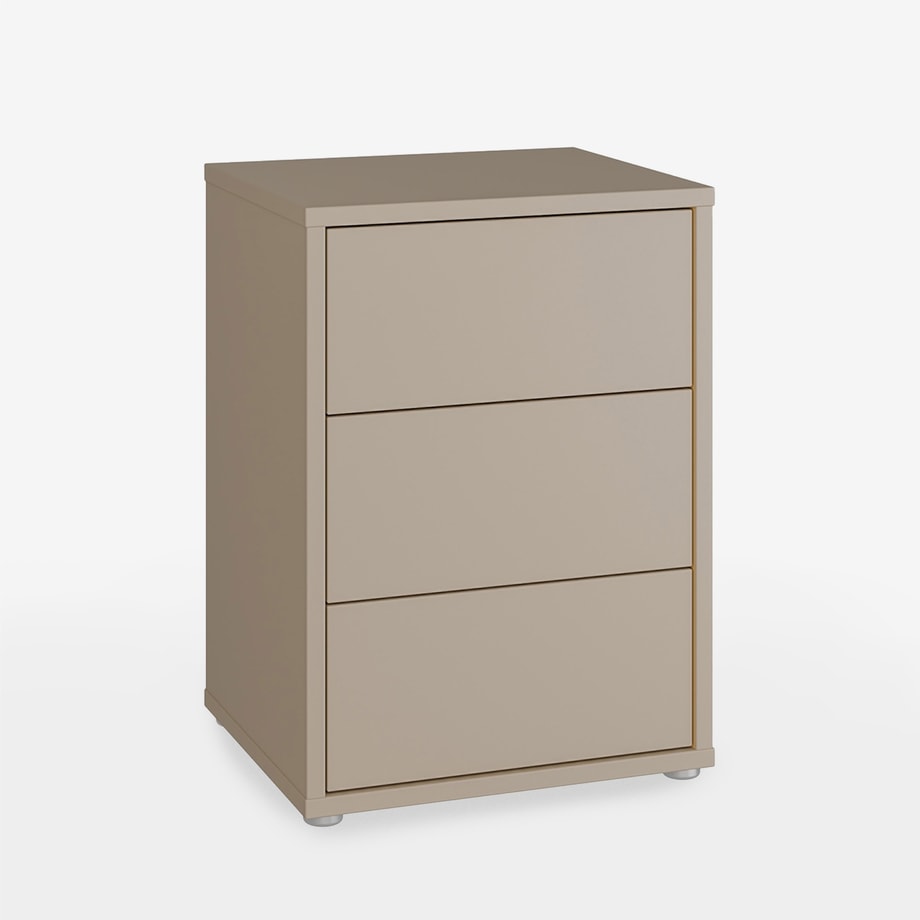 Kontenerek z 3 szufladami ALICE SPRINGS taupe - 1