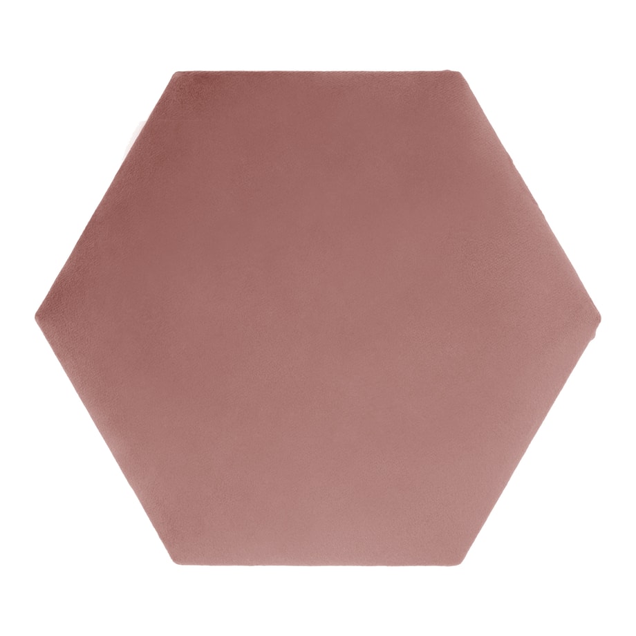 Panel tapicerowany FIBI HEXAGON 20x20, różowy - 1