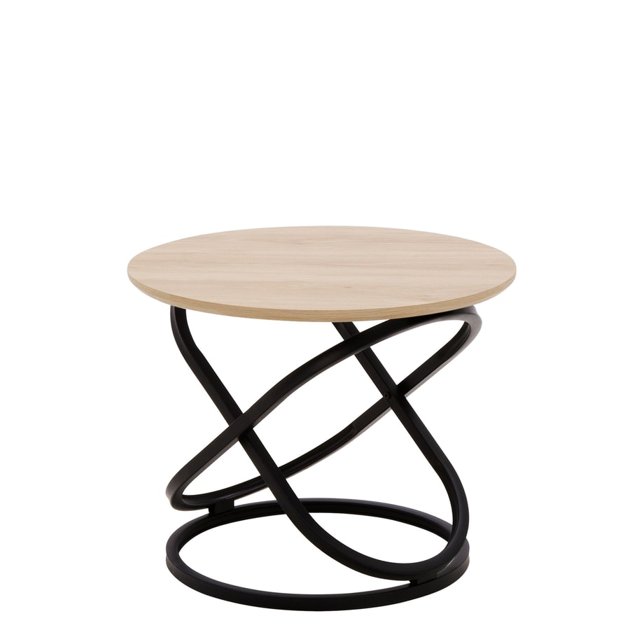 Stolik okrągły SCELTO kolor dąb - 2