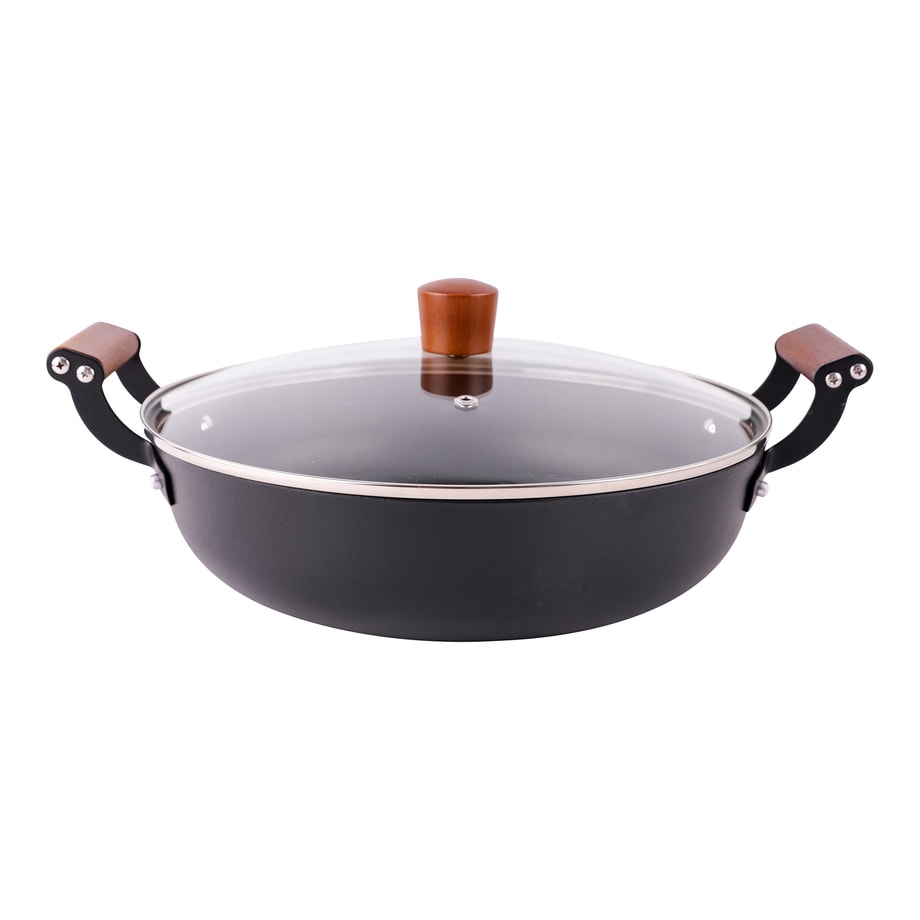 Garnek żeliwny niski czarny FERRO 3,5 l - 1