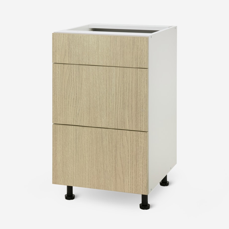 Szafka dolna z szufladami BASIC PLUS BP/D45S3 sand barbera oak - 1