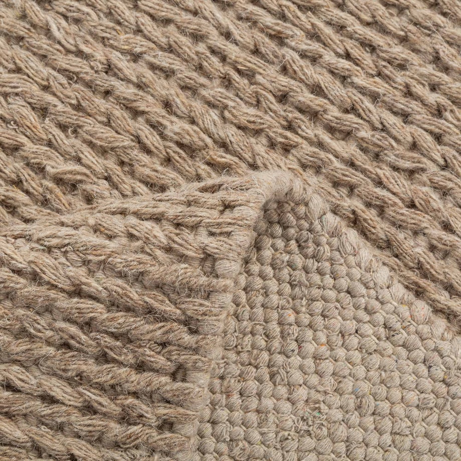 Dywan wełniany CHOTI, taupe, 200x300 cm - 3
