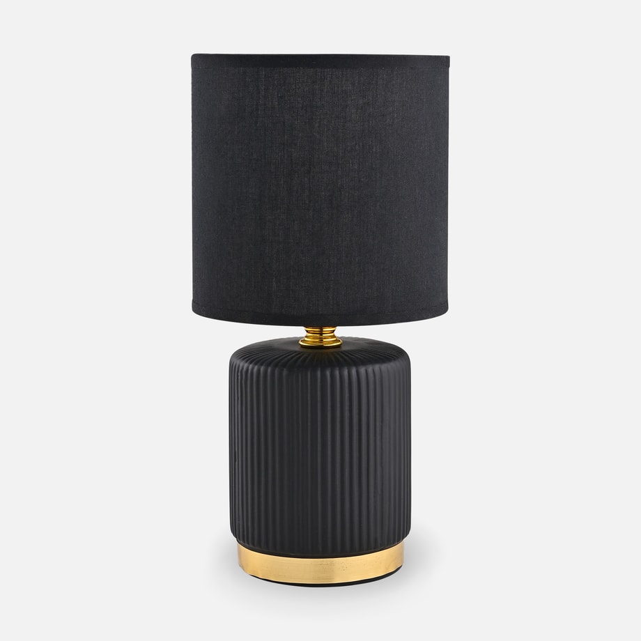 Lampa stołowa nocna czarna 27,5 cm - 1