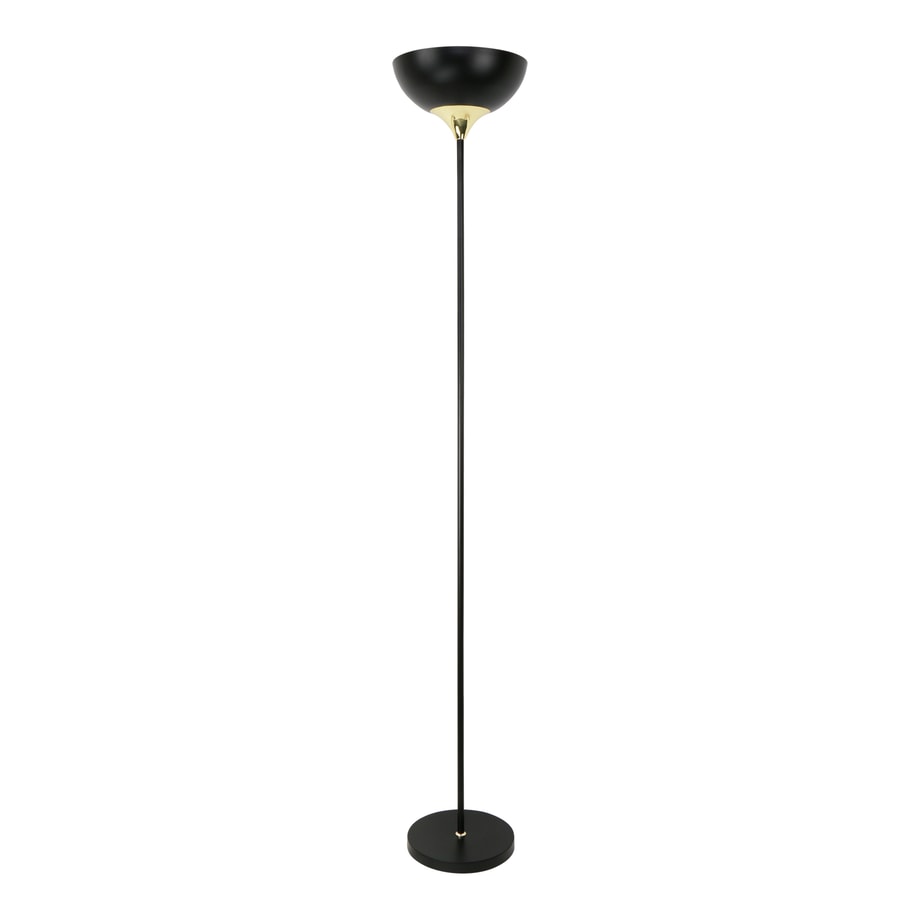 Lampa podłogowa loftowa czarno-złota SARDA - 1