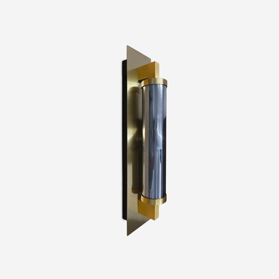 Kinkiet LED czarno-złoty 40,5 cm DORIA - 1