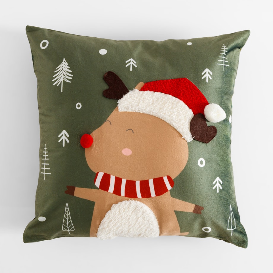 Poszewka dekoracycjna renifer FROZEN 45x45 cm - 1