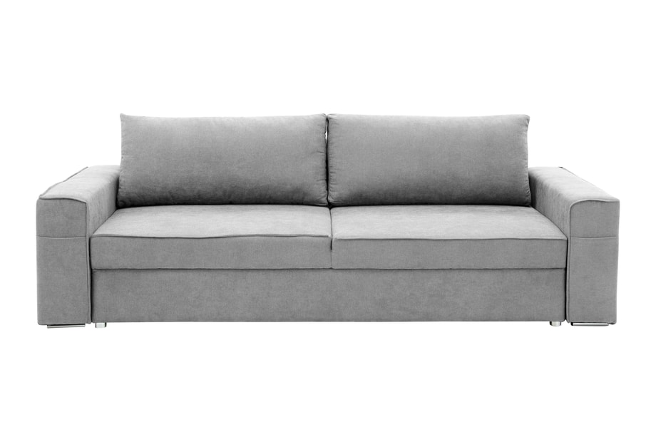 Sofa jasnoszara z kieszenią LOLLY - 1
