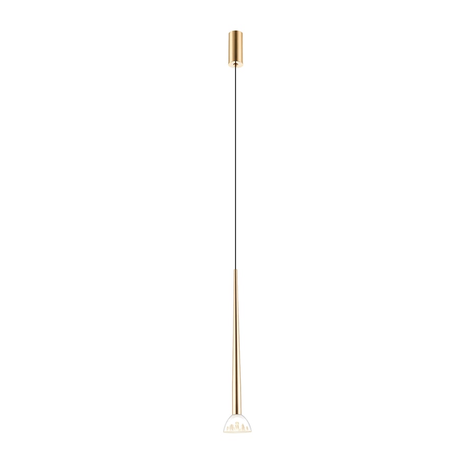 Lampa wisząca LED złota BOSTON - 1